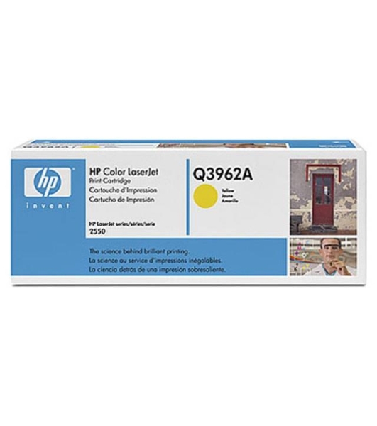 Картридж лазерный HP Q3962A желтый для Color LaserJet 2550 4000 стр.