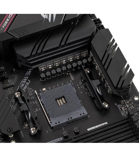 Материнская плата ASUS ROG STRIX B550-F GAMING, AM4, AMD B550, 4xDDR4, 6xSATA, 2xM.2, 1xPCI-E 3.0 x16, 1xPCI-E 4.0 x16, 3xPCI-E x1, 1xDP, 1xHDMI, 1x 2.5Gb LAN, 1xUSB 3.2 Gen 2, 4xUSB 3.2 Gen 1, 2xUSB 2.0, 5x3.5 мм, 7.1, ATX
