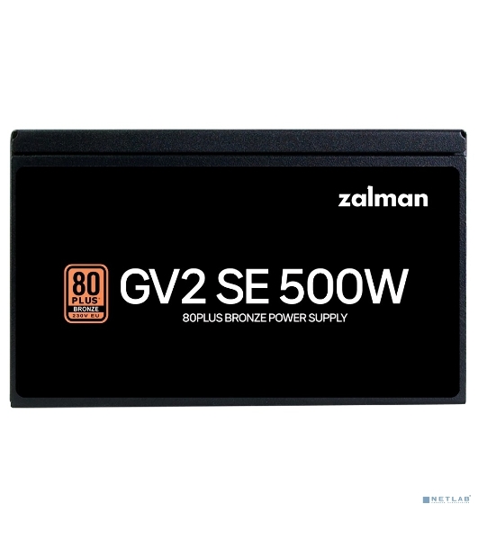 Блок питания Zalman ZM500-GV2SE, 500Вт, 80 PLUS Bronze, 120мм, черный