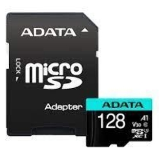 Флеш карта MICRO SDXC 128Gb W/AD. AUSDX128GUI3V30SA2-RA1 ADATA