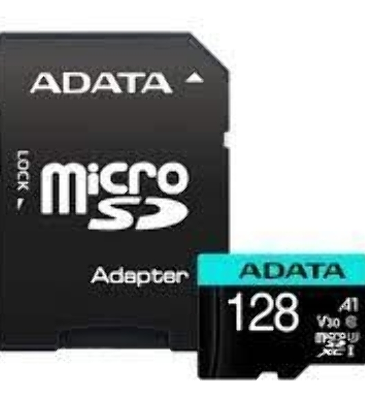 Флеш карта MICRO SDXC 128Gb W/AD. AUSDX128GUI3V30SA2-RA1 ADATA