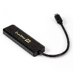 USB-концентратор ExeGate DUB-4CP/1 (кабель-адаптер USB Type C --> 4xUSB3.0, Plug&Play, черный), фото4