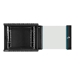 Шкаф телекоммуникационный 19' настенный 9U ExeGate EC-WM-9U.450.G.BLACK (19', 9U, 600x450x500 мм (ШхГхВ), передняя дверь закаленное стекло, съемные боковые панели, пыле- и влагозащита IP23, черный RAL 9004), фото24