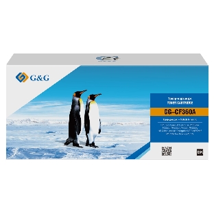 Картридж лазерный G&G GG-CF360A черный (6000 стр.) для HP CLJ M552dn/M553dn/M553N/M553x