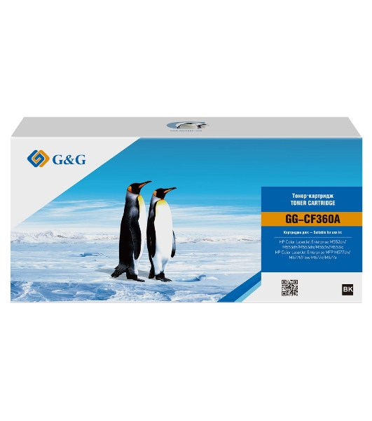 Картридж лазерный G&G GG-CF360A черный (6000 стр.) для HP CLJ M552dn/M553dn/M553N/M553x