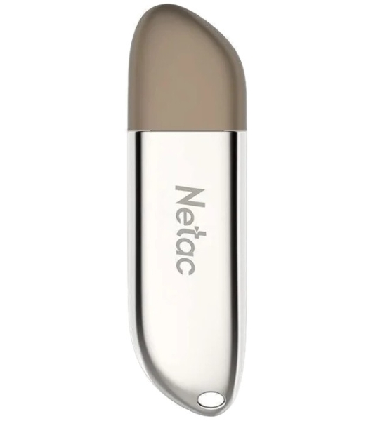 Флешка USB Netac U352 (NT03U352N-008G-20PN), 8Gb, USB 2.0, R/W 50/15, серебристый