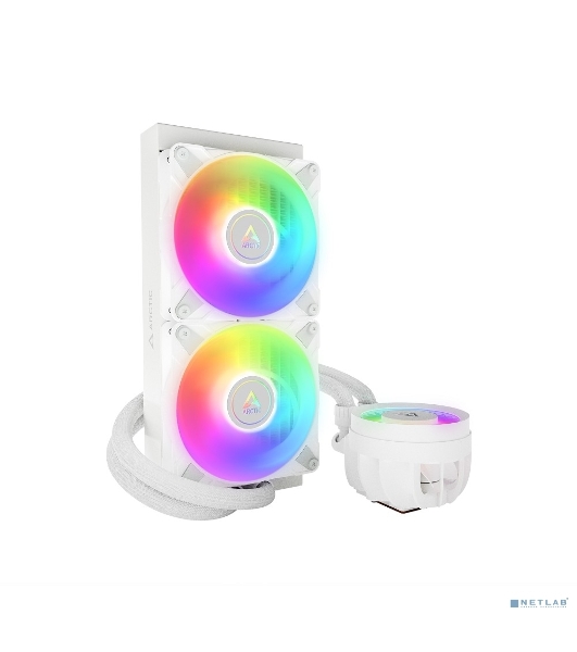 Жидкостная система охлаждения Arctic Liquid Freezer III 240 A-RGb белый, 120 мм, алюминий, 2800 об/мин, 25 дБ, 4 pin, 250 Вт