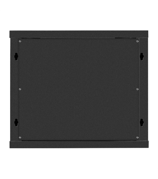 Шкаф телекоммуникационный 19' настенный 9U ExeGate EC-WM-9U.450.G.BLACK (19', 9U, 600x450x500 мм (ШхГхВ), передняя дверь закаленное стекло, съемные боковые панели, пыле- и влагозащита IP23, черный RAL 9004)