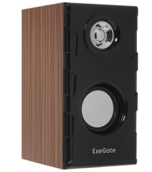 Акустическая система 2.0 ExeGate EX289694RUS Tango 316 (питание USB, 2х3Вт (6 Вт RMS), 80-20000Гц, дерево)