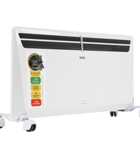 Конвектор электрический Ballu Evolution Digital Inverter BEC/EVI4-2500 белый, 2500 Вт, 30 м2, дисплей, WiFi
