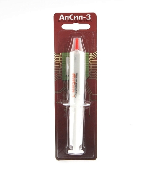 Термопаста Noname АлСил-3, 50 гр, шприц