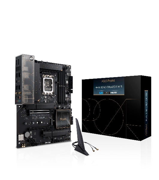 Материнская плата ASUS ProArt B760-CREATOR WIFI, LGA 1700, Intel B760, 4xDDR5, 4xSATA, 3xM.2, 1xPCI-E 5.0 x16, 1xPCI-E 4.0 x4, 1xDP, 1xHDMI, 2x2.5Gb LAN, 4xUSB-A, 1xUSB-C, 5x3.5 мм, 7.1, Standard-ATX