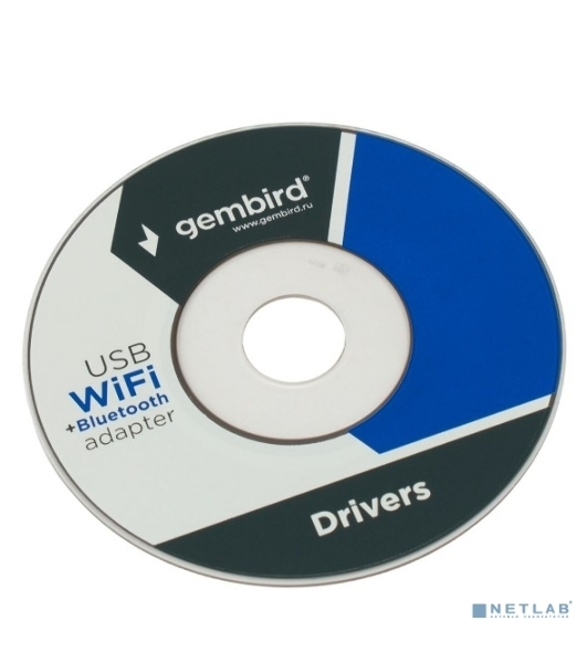 Сетевой адаптер WiFi+Bluetooth Gembird WNP-UA-020 двухдиапазонный с антеннами, 1300 Мбит, USB, 802.11b/a/g/n/ac