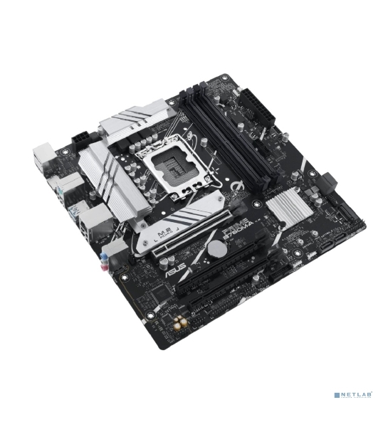 Материнская плата ASUS PRIME B760M-A-CSM, Socket LGA 1700, Intel B760, 4xDDR5, 4xSATA, 2xM.2, 1xPCIe 4.0 x16, 1xPCIe 4.0 x4, 2xHDMI, 1xDP, 1x 2.5Gb LAN, 2xUSB-A 3.1, 4xUSB-A 2.0, 3x3.5 мм, 7.1, mATX