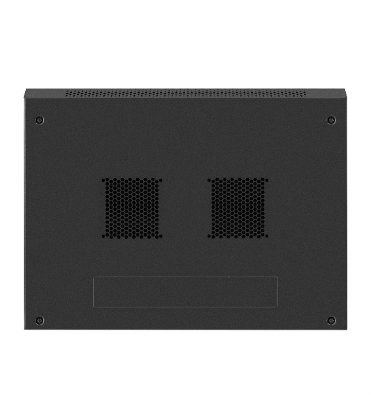Шкаф телекоммуникационный 19' настенный 9U ExeGate EC-WM-9U.450.G.BLACK (19', 9U, 600x450x500 мм (ШхГхВ), передняя дверь закаленное стекло, съемные боковые панели, пыле- и влагозащита IP23, черный RAL 9004)