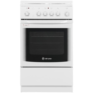 Плита электрическая De Luxe 506004.03Э (кр) белый, конфорок 4 шт, духовка 60 л, 50 см x 85 см x 60 см