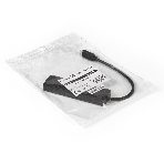 USB-концентратор ExeGate DUB-4CP/1 (кабель-адаптер USB Type C --> 4xUSB3.0, Plug&Play, черный), фото 1