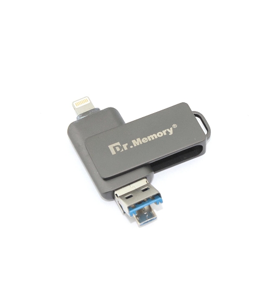 Флешка USB Dr. Memory 051, 4Gb, USB 3.0, R/W 70/40, черный