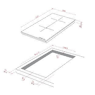 Индукционная варочная панель Kuppersberg ICI 316, 30 см, индукция, High-Tech, inverter, прямой край, 9 уровней мощности, бустер, Stop and Go, Flexi-zone, автоматическое отключение, таймер, индикатор остаточного тепла, сенсорное/слайдерное управление, черный