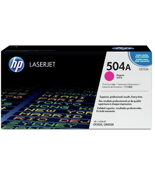 Картридж лазерный HP CE253A пурпурный CLJ CM3530/CP3525 (7000 стр.)