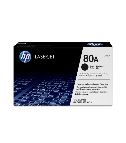 Картридж лазерный HP 80A (CF280A) черный для LaserJet Pro 400 M401/M425 2700 стр.