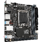 Материнская плата Gigabyte H610I DDR4, LGA 1700, Intel H610, 2xDDR4, 4xSATA, 1xM.2, 1xPCIe 4.0 x16, 1xHDMI, 1xVGA, 2xDP, 1x 1Gb LAN, 2xUSB-A 3.2 Gen 1, 4xUSB-A 2.0, 3x 3.5 мм, 7.1, Mini-ITX, фото5