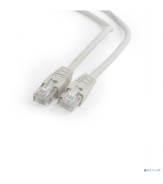 Патч-корд UTP Cablexpert PP6U-1M cat.6, 1м, литой, многожильный, серый