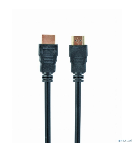 Кабель Cablexpert HDMI CC-HDMI4-20M, 19M/19M, v2.0, медь, позол.разъемы, экран, 20м, черный, пакет