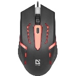 Мышь проводная Defender Hit MB-601 черный, 1200 dpi, USB, кнопки - 4, фото48