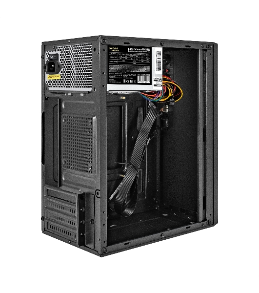Компьютерный корпус Minitower ExeGate BAA-308U2-UNS450 (mATX, БП UNS450 с вент. 12см, 1хUSB/2хUSB 3.0, HD Audio, черный)