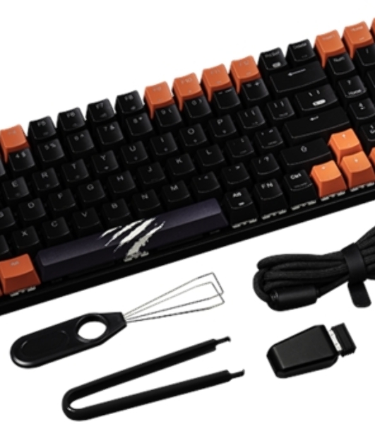 Клавиатура Mad Catz S.T.R.I.K.E. 11 гибридная, Bluetooth, радиоканал, чёрный