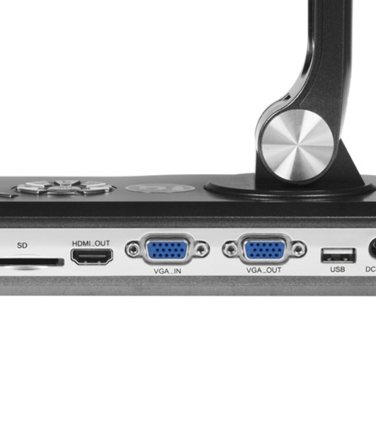 Документ-камера IQBoard [IQView E3511] 5 мегапикселей (разрешение 2592x1944), 100 digital zoom, интерфейсы: HDMI, VGA, USB 2.0, слот для SD card, светодиодная подсветка, A3, встроенное программное обеспечение без установки на ПК