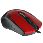 Мышь проводная Qumo Office M14 красный, 1000 dpi, USB, кнопки - 3, фото6