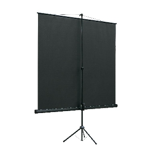 Экран на треноге Lumien 200x200 см Eco View LEV-100103 1:1 напольный рулонный