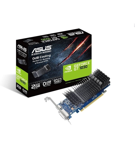 Видеокарта ASUS NVIDIA GT1030-SL-2G-BRK GT 1030 2048Mb 64 GDDR5 1228/6008 DVIx1 HDMIx1 HDCP Ret low profile
