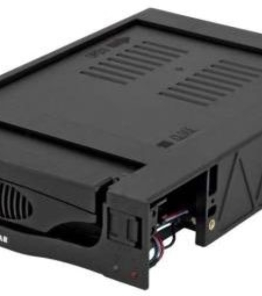 Сменный бокс для HDD AgeStar SR3P-SW-2F SATA пластик черный 3.5'