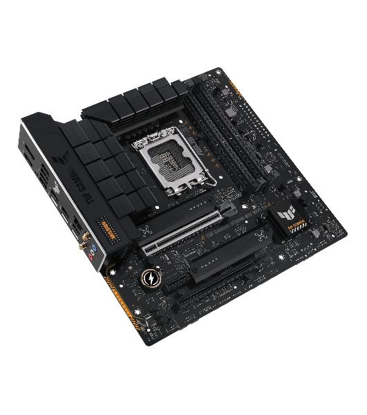 Материнская плата ASUS TUF GAMING B760M-BTF WIFI D4, LGA 1700, Intel B760, 4xDDR4, 4xSATA, 3xM.2, 1xPCIe 5.0 x16, 1xPCIe 4.0 x4, 1xPCIe x1, 1xUSB-A 3.2 Gen 2, 2xUSB-A 3.2 Gen 1, 4xUSB 2.0, 1xUSB-C 3.2 Gen 1, 1xUSB-C 3.2 Gen 2, 1x2.5Gb LAN, 3x3.5 мм, 7.1, 2.5Gb LAN, Wi-Fi 6, Bluetooth 5.2, mATX