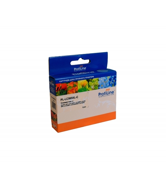 Картридж струйный совместимый ProfiLine PL-LC565XL-C для Brother MFC-J2310/MFC-J2510/MFC-J3520/MFC-J3720/MFC-J4410/MFC-J4510 Cyan водн PL