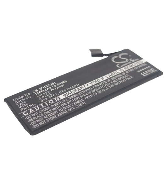 Аккумулятор CameronSino CS-IPH520SL дляiPhone 5C3.8V, 1500mAh, 5.70Wh