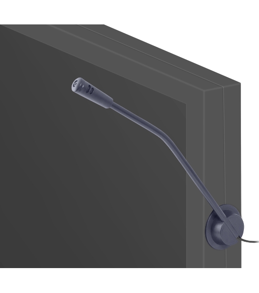 Микрофон Defender MIC-117 черный, кабель 1.8 м