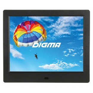 Фоторамка Digma 8' PF-843 1024x768 черный пластик ПДУ Видео