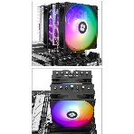 Кулер Thermalright Phantom Spirit 120 SE ARGb Soc-AM5/AM4/1151/1200/1700 черный 4-pin 25.6dB Al+Cu 765gr Ret (PS120-SE-ARGb), фото10