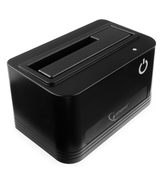 Докстанция 2.5'/3.5' Gembird HD32-U3S-4, черный, USB 3.0, SATA, HDD/SSD