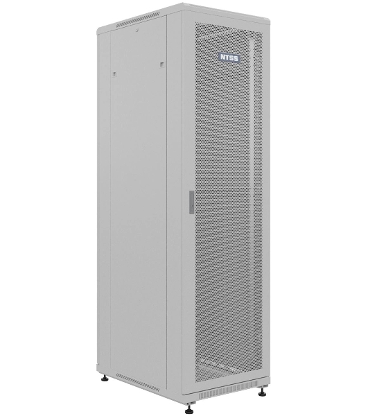 Шкаф серверный NTSS Премиум (NTSS-R22U6080PD) напольный 22U 600x800 мм пер. дв. перфор. металл 900 кг серый 710 мм 54 кг 1102 мм IP20 сталь
