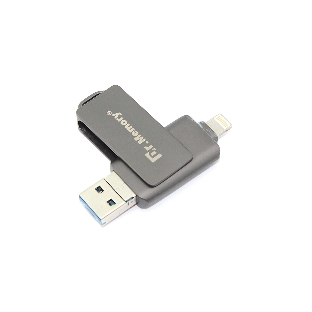 Флешка USB Dr. Memory 051, 4Gb, USB 3.0, R/W 70/40, черный