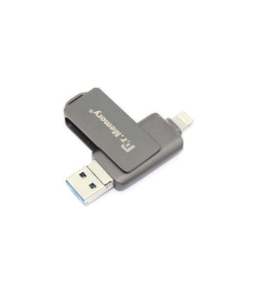 Флешка USB Dr. Memory 051, 4Gb, USB 3.0, R/W 70/40, черный