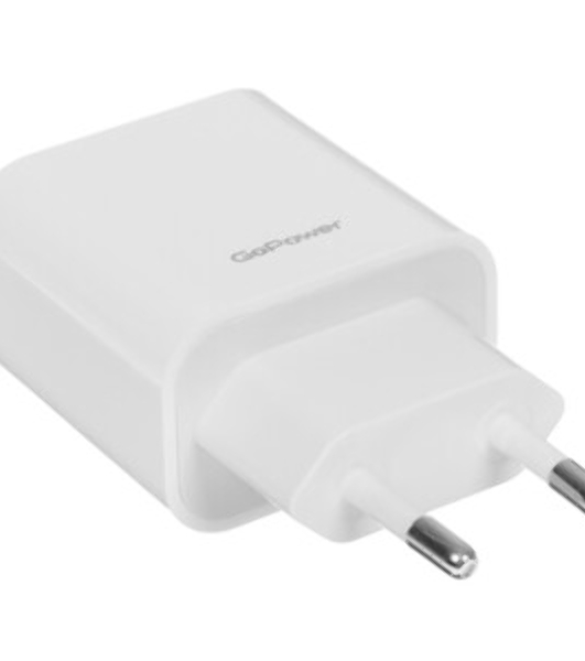 Сетевое зарядное устройство GoPower GPQC07 1USB 18W QC3.0 белый