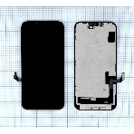 Дисплей (модуль) для Apple iPhone 14 в сборе с тачскрином, черный, фото3