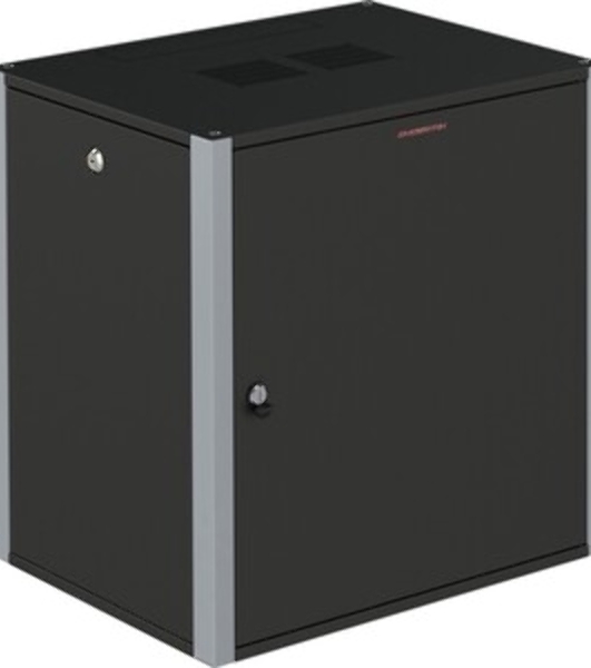 Шкаф коммутационный Sysmatrix (WP 6409.920) настенный 9U 600x450 мм пер. дв. металл 2 бок. пан. 60 кг черный 17 кг IP20