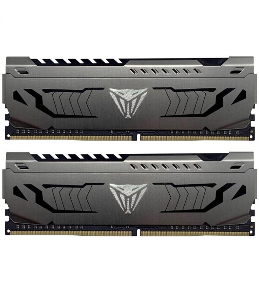 Оперативная память Patriot Viper Steel, DDR4, 16GB (2x8 GB), 3600 MHz, CL18, DIMM, радиатор, черный